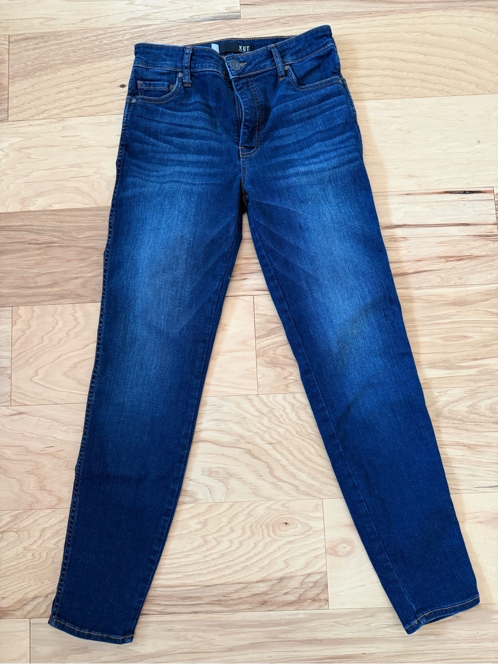Kut from the Kloth Diana fab ab skinny high rise jeans.